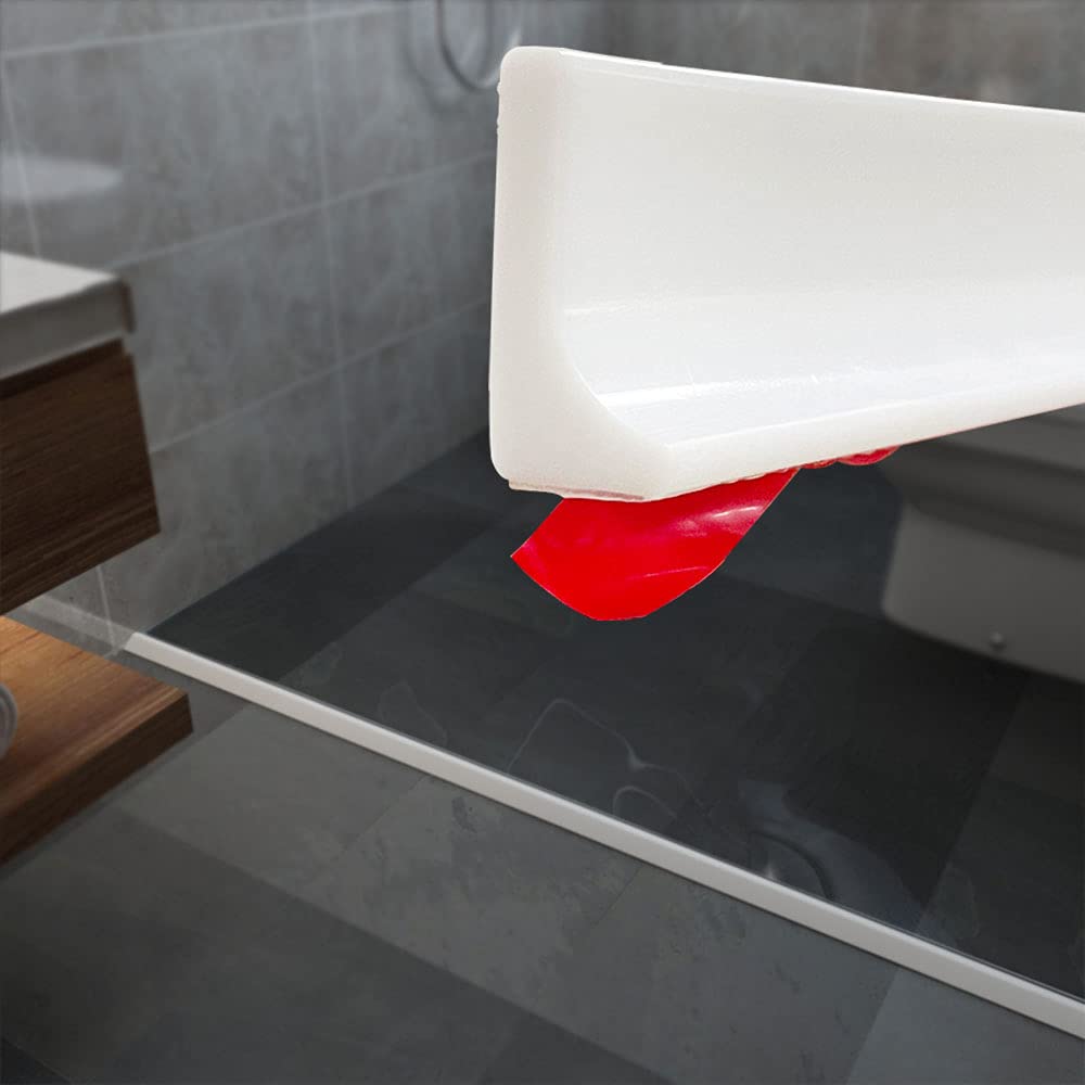 Buy 78" Collapsible Shower Threshold Water Dam Barrier,Silicone Shower