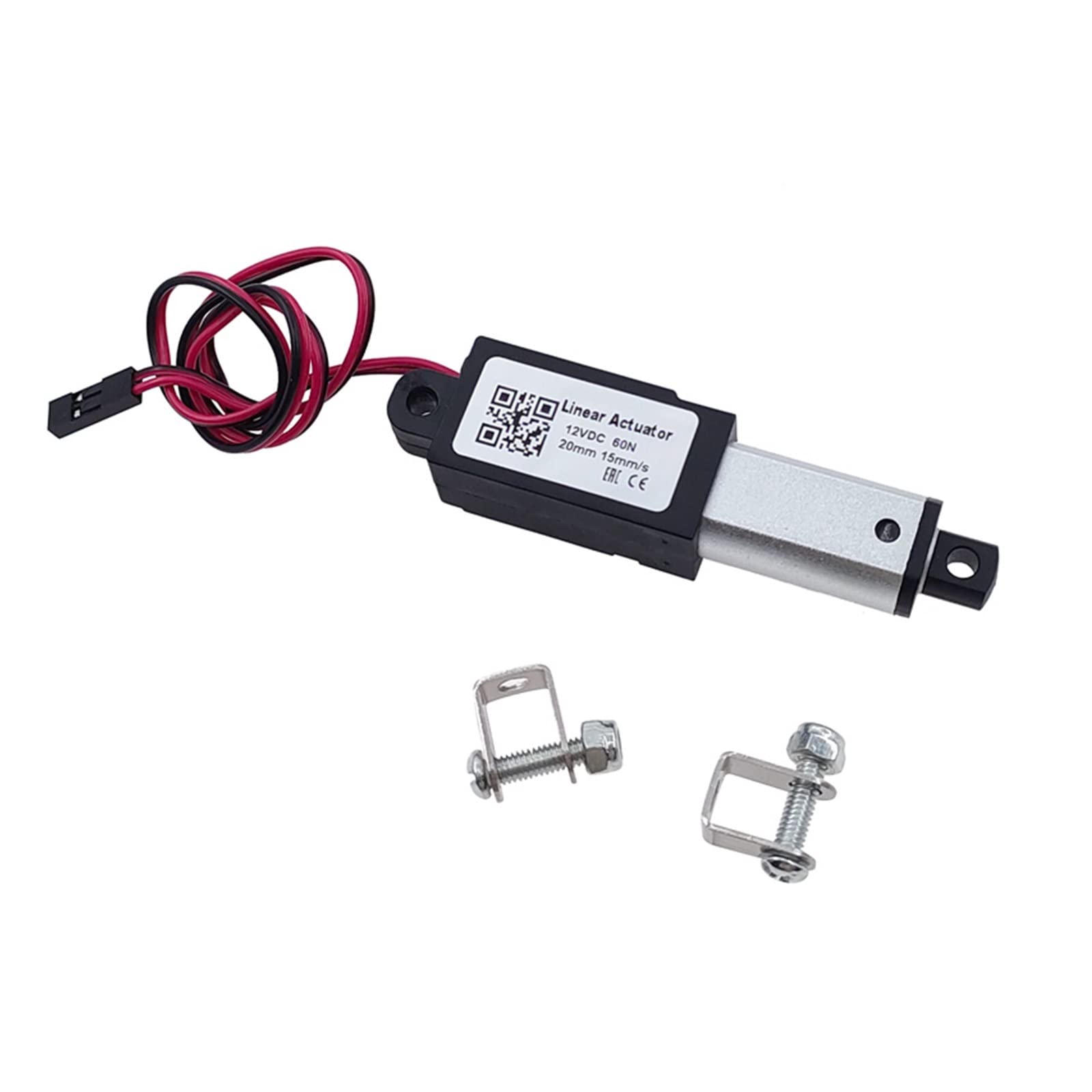 Actionneur linéaire miniature DC 12V avec course de 15mm pour motorisation