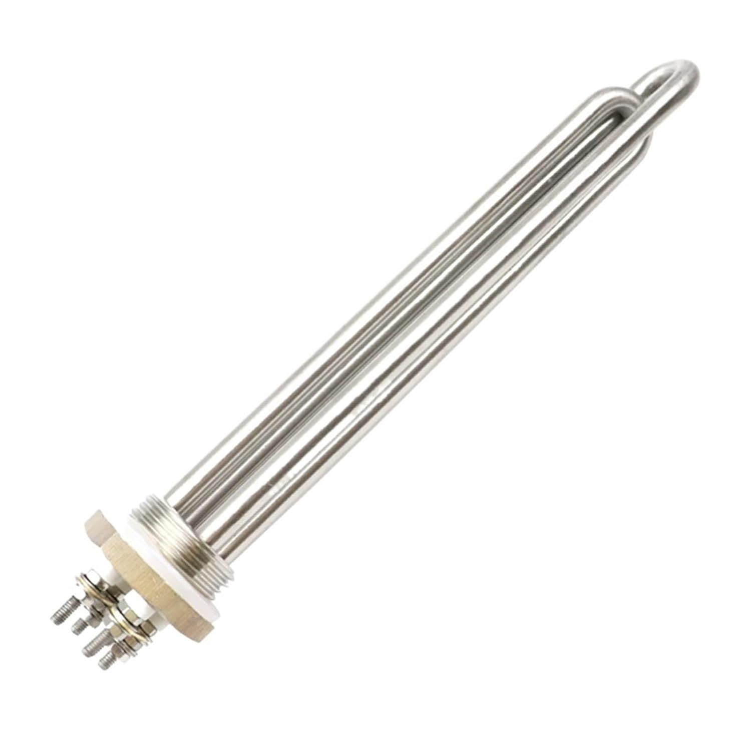 60V 1000W DC Heating Element DN25 1" BSP Thread Electric Tubular Heater Stainlees Steel Immersion Water Heater Resistance