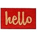 Calloway Mills 100301729RNS Script Hello Doormat, 17