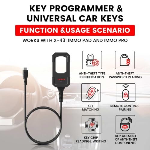 X-431 - Programador de llaves remoto con súper chip y 4 juegos de llaves inteligentes