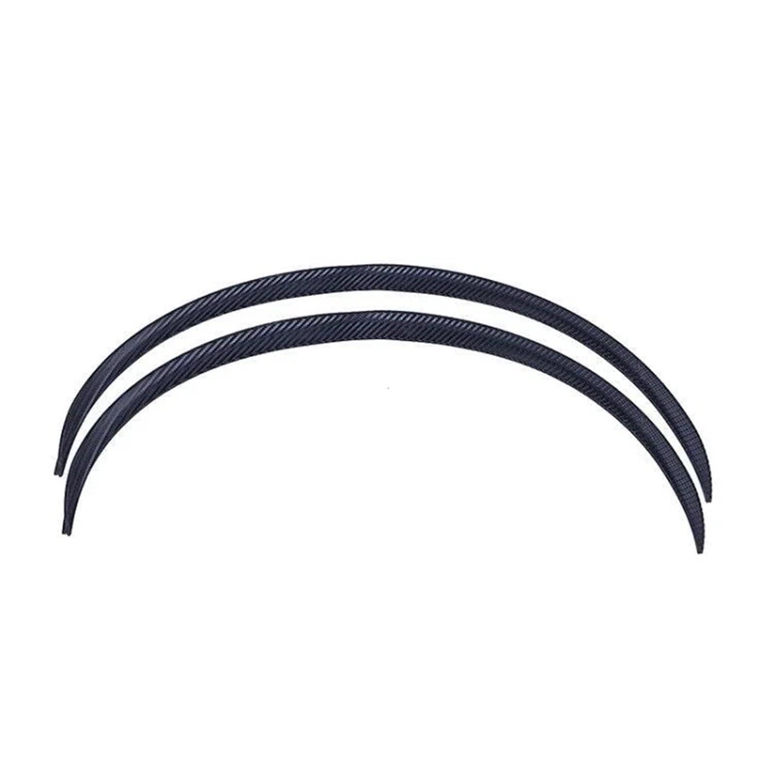 Guardabarros Coche Embellecedor Protector Universal para Cejas de Rueda de Coche Guardabarros con Tornillos