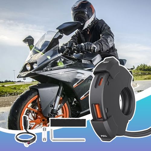 Cargador USB para motocicleta impermeable de carga rápida con doble puerto 3