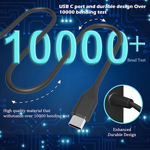 Compare Universal 65W USB C Charger USB C Laptop Charger 65 watt Type