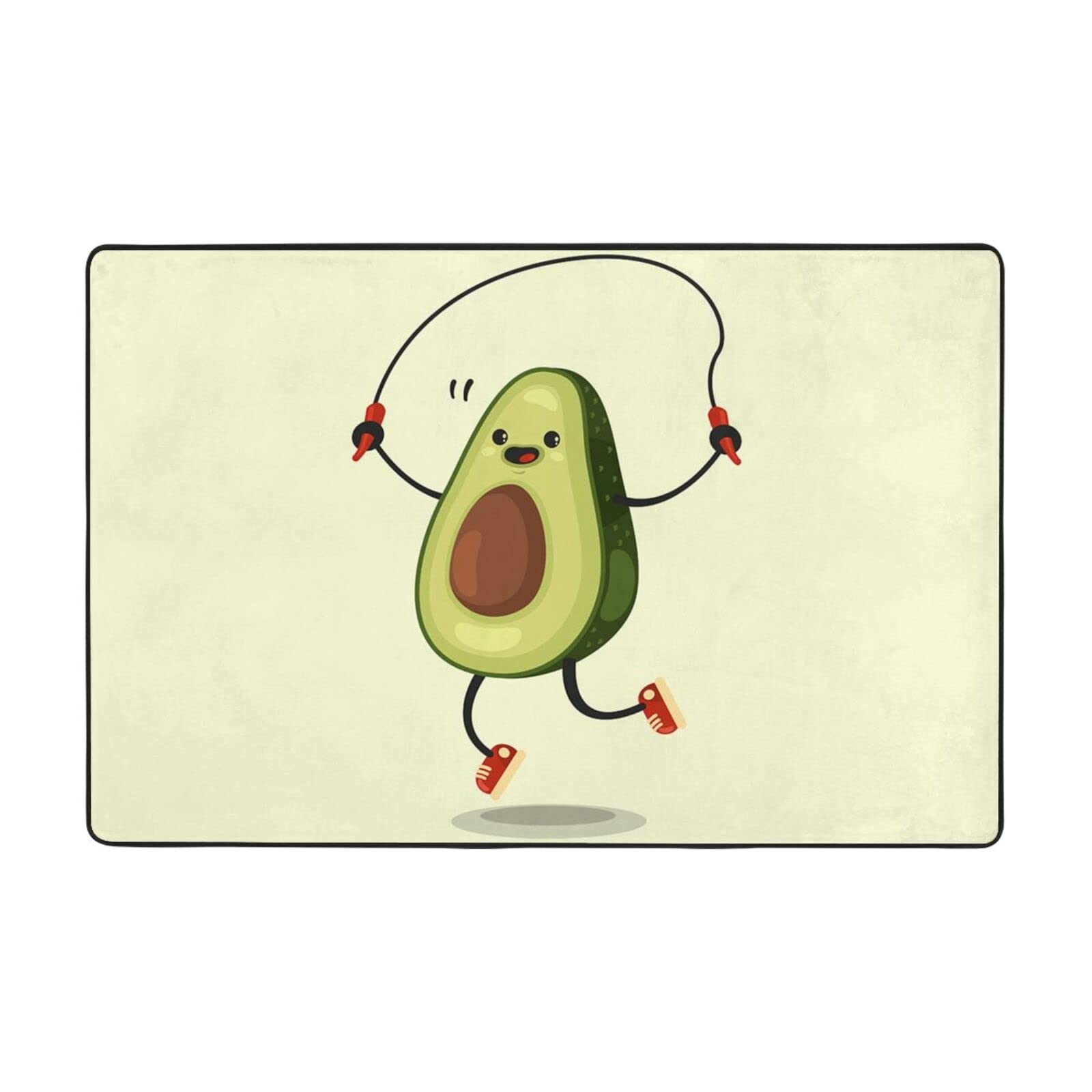 Tapis avocat super doux et antidérapant pour le confort de votre salon et chambre