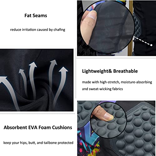 image for Topeter Padded Compression Shorts Girls Hockey Protective Gear, Youth 