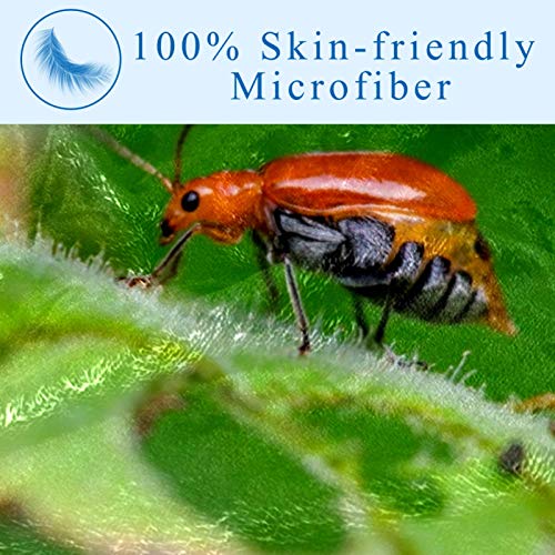 Couverture chaude motif insectes pour stopper le froid sur le canapé