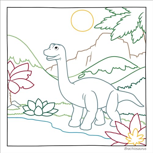 image for Callisto Kids Magic Paper Coloring Book: Dinosaurs: Discover Hidden Pa