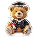 BIZIBAFF Kindergarten Graduation Gifts for Kids - Acrylic Teddy Bear Keepsake - 2026 Best Kindergarten Graduation Gifts for Boys & Girls, Unique Kinder Graduates Students Present
