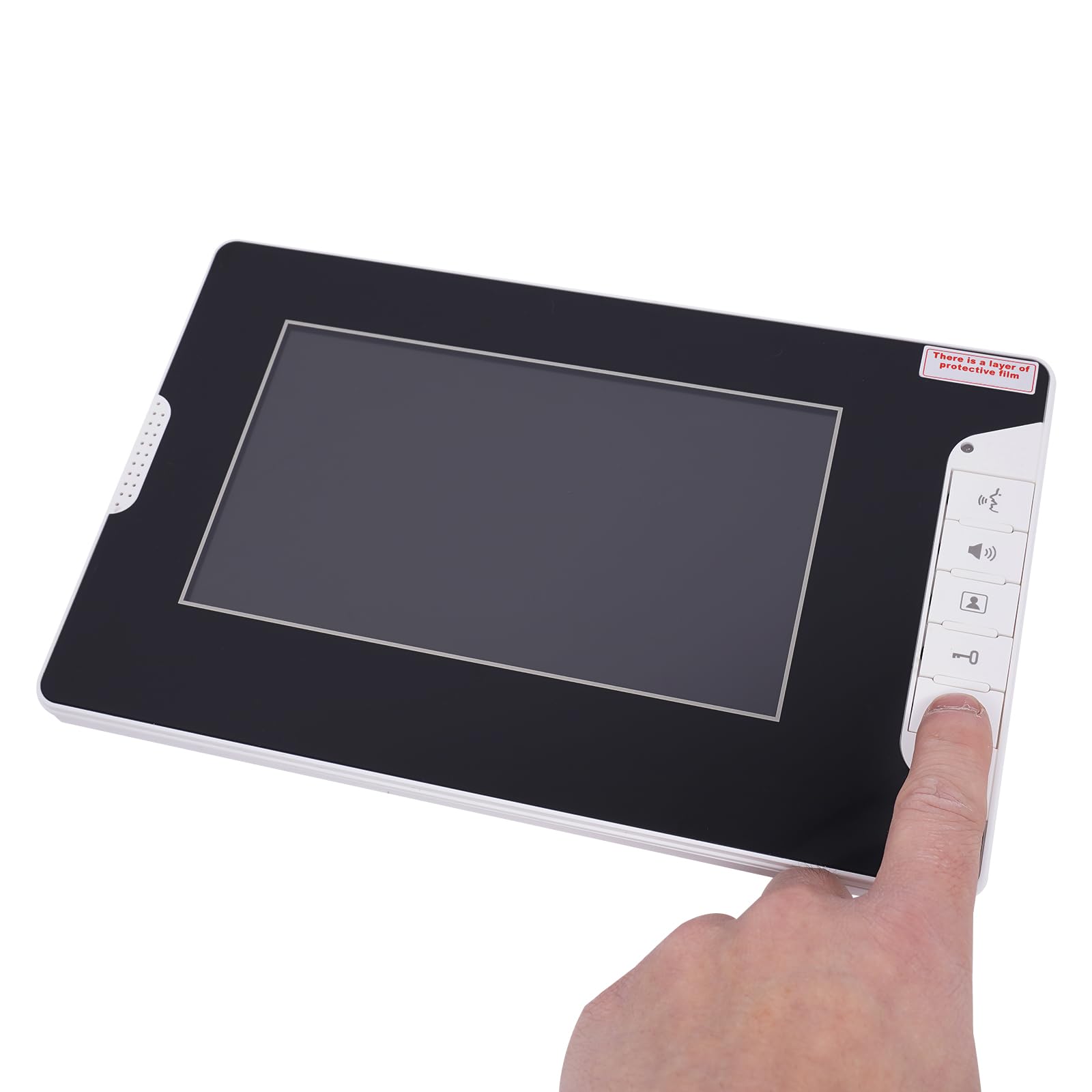 7" 2-Haus Video TüRsprechanlage Gegensprechanlage Mit Monitor TüRklingel Kamera Draht Klingel Sprechanlage Monitors LCD TüR TüRsprechanlageklingelanlage AußEnkamera TÜRsprechanlage Heimvideo Intercom
