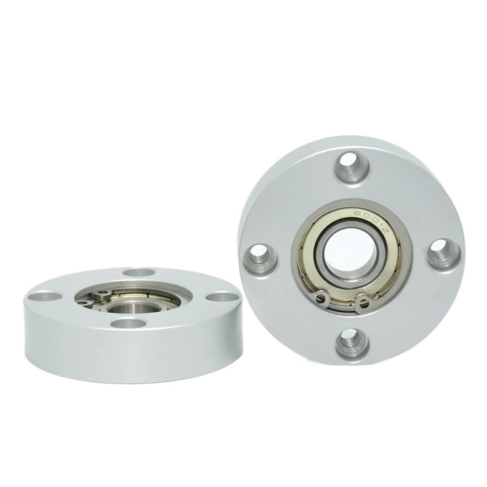 Sicherungsring 1 Stück Aluminiumflansch, rundes Gehäuse, Einzellager mit Gehäusen, Lagersitzbaugruppe, Direktmontage, nicht angeschnallter Ring(MT164-6006ZZ-20-30)