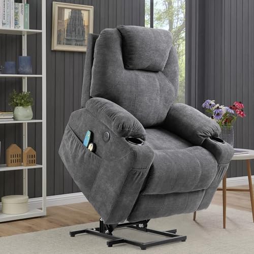 Sillón reclinable eléctrico con masaje y calefacción