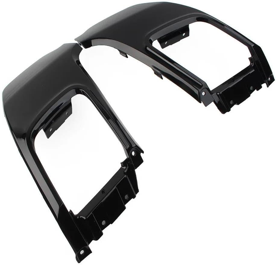 Spare Parts 1 Pair Glossy Black Car Rear Bumper Tail Throat Exhaust Pipe Trim For Land Rover Range Rover Evoque 2010-2018