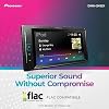 Pioneer DMH-241EX 6.2 Resistive Touchscreen, Double Din Bluetooth, Backup Camera, AM/FM Radio, USB, FLAC Playback, Short Chassis, 13-Band EQ, 50W x 4 Output