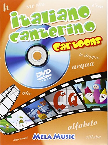 Italiano Canterino Cartoons. Ediz. Illustrata. Con Dvd-image