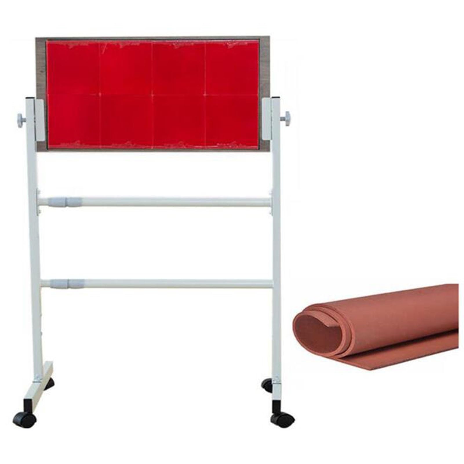 XLTFUC Table Tennis Rebound Board,Professional Table Tennis Return Board,Return Board Training Device,Angle Adjustable with Universal Wheels, Suitable for Home Gyms and Schools