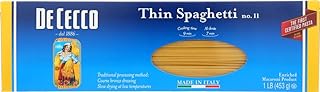 DeCecco Pasta Thin Spaghetti no. 11 - 16 Oz(Pack of 2)