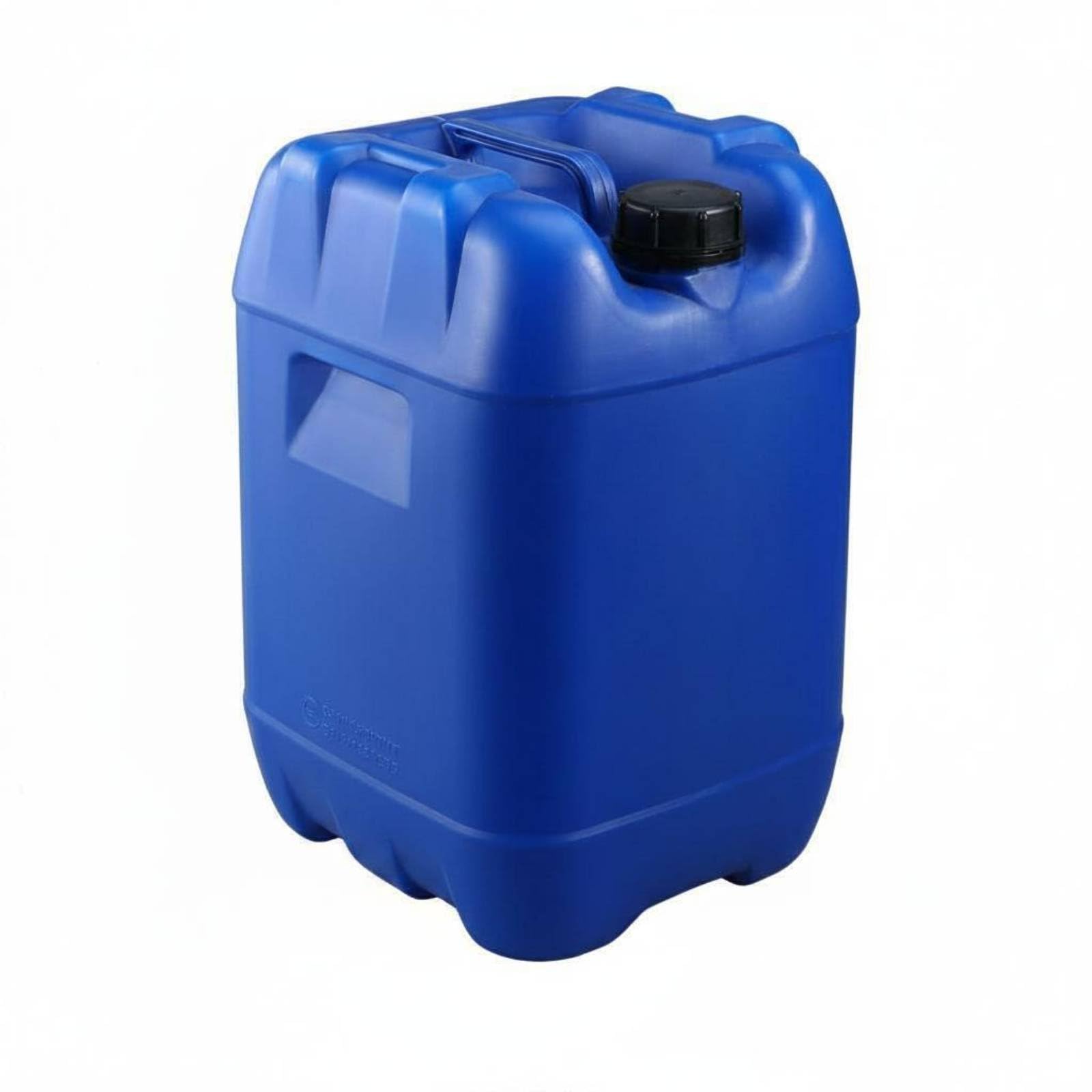 Quadrat Lagerbehälter aus Dichtem Polyethylen mit Innendeckel Und Außengewinde Stapelbar Tragbar Und Lebensmittelecht für Haushalt Forschung Trinkwasser, Blau, 25l-a