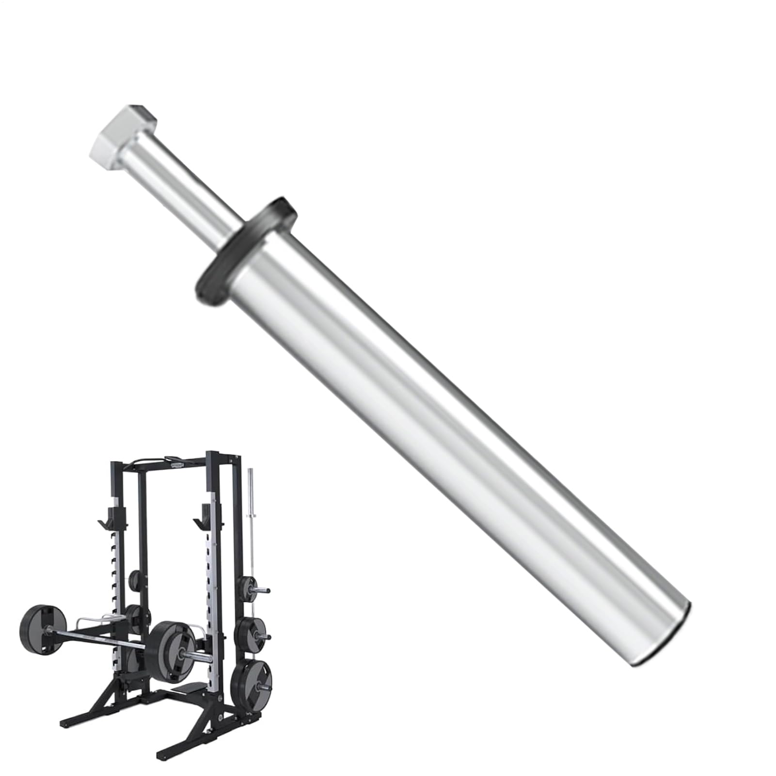 Soporte para pesas de acero inoxidable, soporte de almacenamiento para pesas de gimnasio, soporte para sentadillas que ahorra espacio, organizador para adultos, amigos y amantes