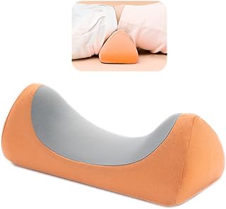 ZHIWEIKJ Memory Foam Cervical Pillowsï¼ŒNeck Support Pillowsï¼ŒChiropractic Pillowï¼ŒPain Relief Cervical Pillow for Neck and Shoulder Support (Color : Orange)