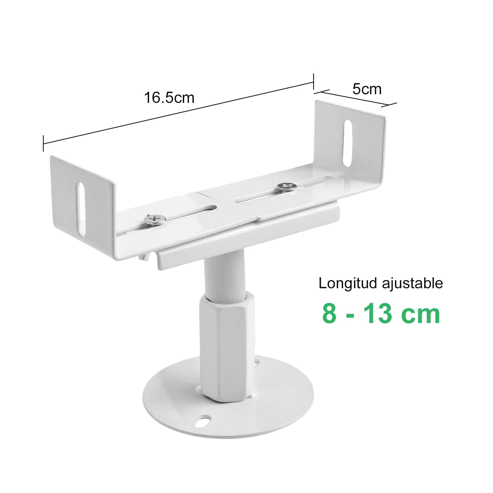 2 soportes de suelo para radiador, Soporte de suelo del calentador, altura ajustable, Pareja de Fijaciones al Suelo para radiadores de Aluminio con una, para posicionamiento vertical de radiadores