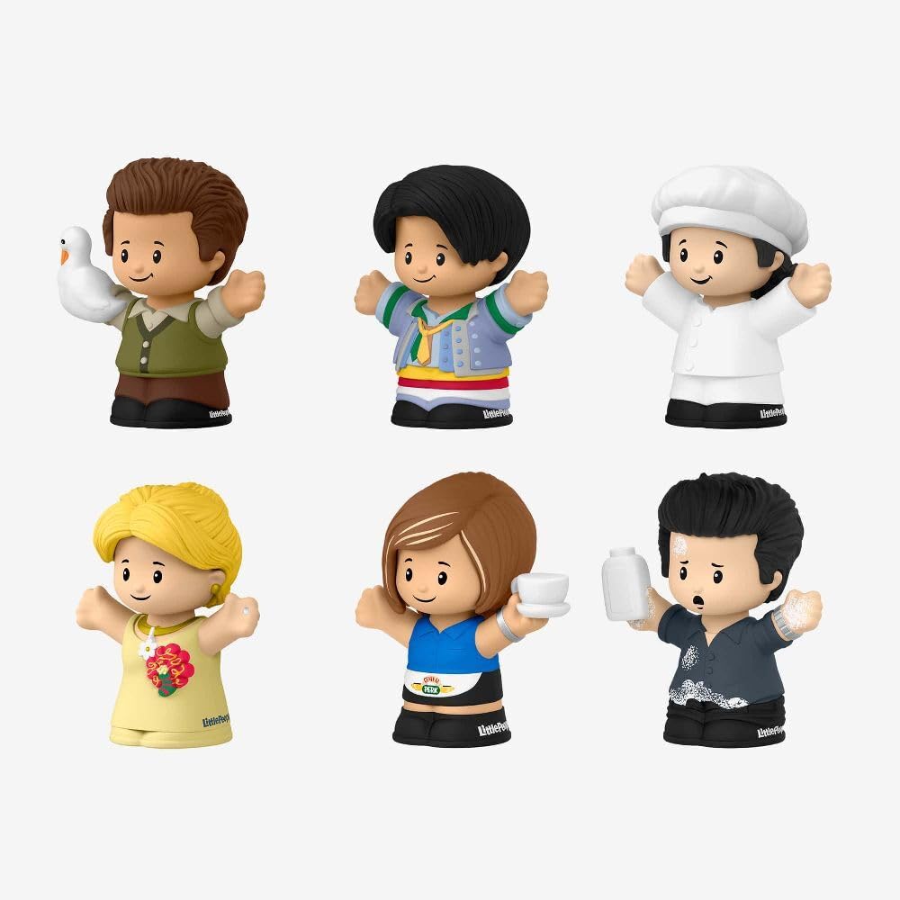 Fisher-Price Little People Collector Coffret Edition Spéciale Figurines Friends 6,3 Cm, avec 6 Personnages, À Collectionner, Jouet Enfant, A Partir De 13 Ans, HPH05