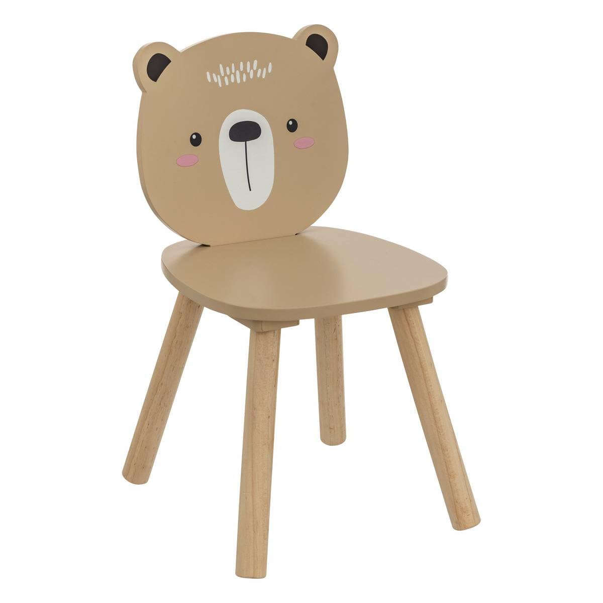Atmosphera – Sedia Orso morbidezza in legno naturale
