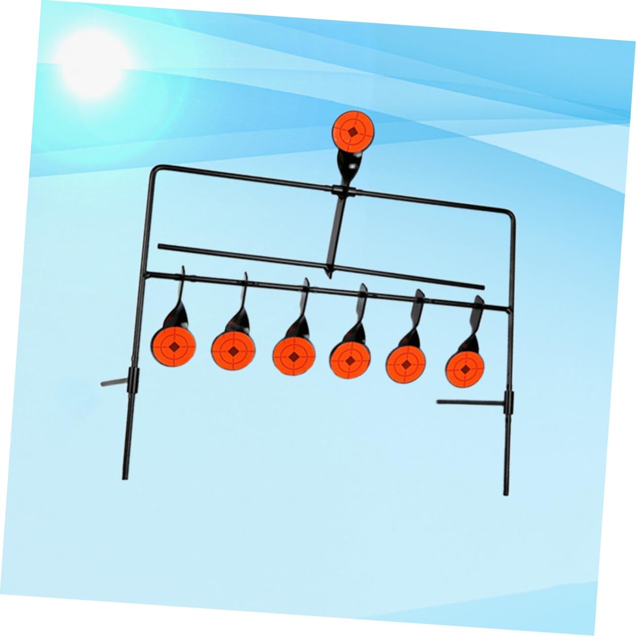 Shooting Steel Target for Outdoor Indoor Practice Hunting Exercise Auto-Reset Game Toys Portable Sturdy