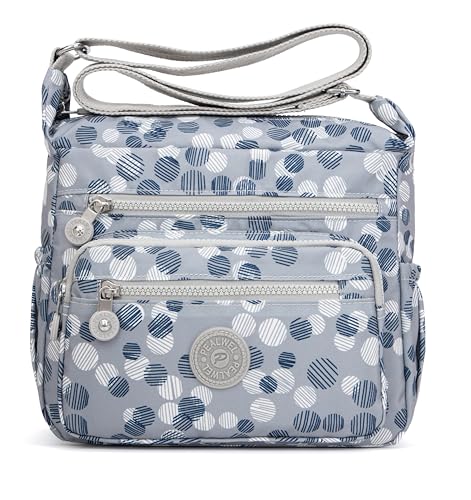 Image of Pealwel Women Shoulder Handbag Roomy Multiple Pockets Bag Ladies Crossbody Purse Tote Top Handle Satchel
