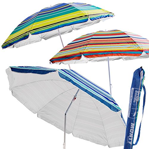 SOMBRILLA 220CM PROTECCIÓN UPF +50 3 MODELOS ALEATORIOS