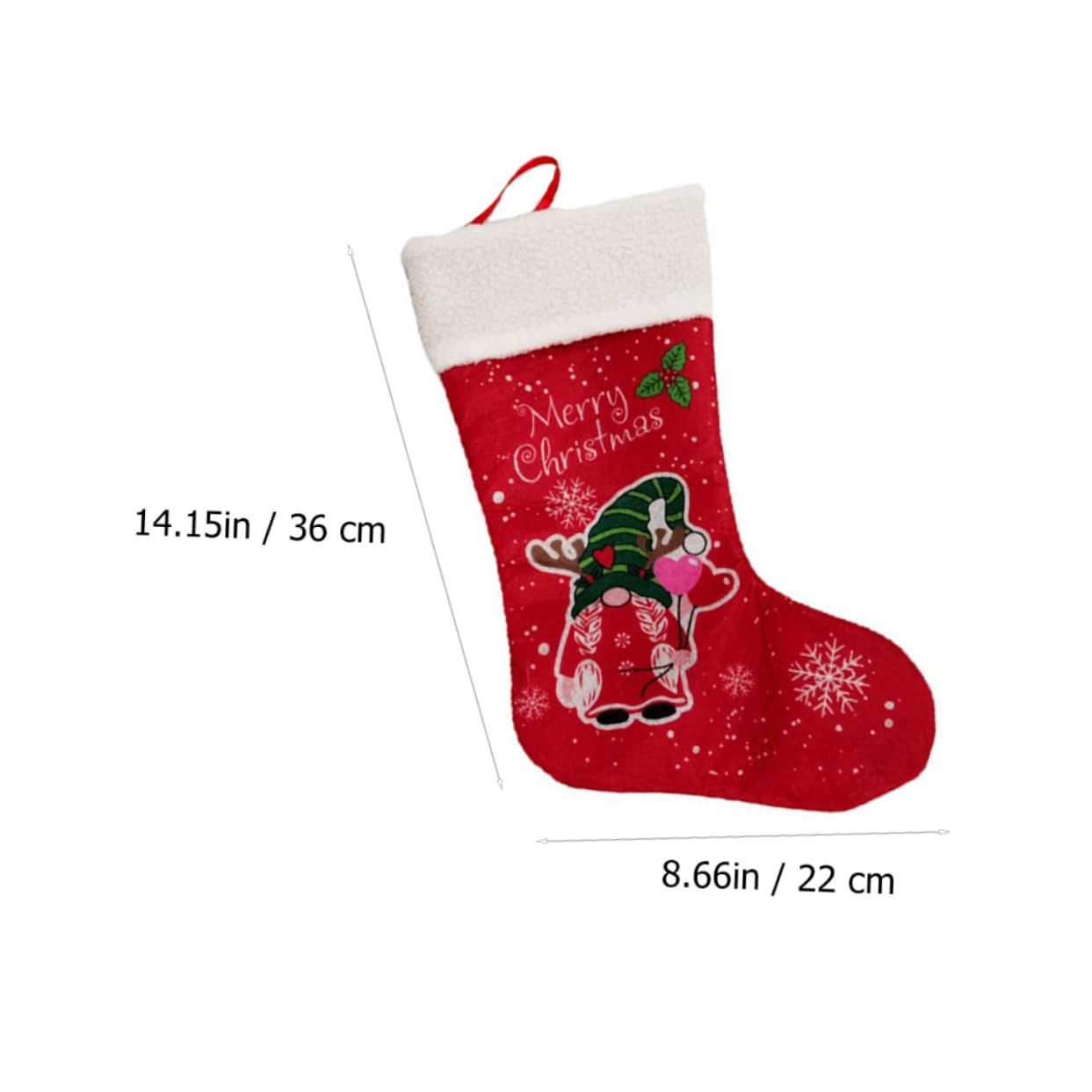 Cabilock 6 Set Sacchetto Calza Di Natale Peluche Decorazione Uomo Calza Natale Personalizzata Decorazioni Natalizie Per Albero Ciondolo Calzino Vecchio Senza Volto Rosso 2 Pezzi * 6