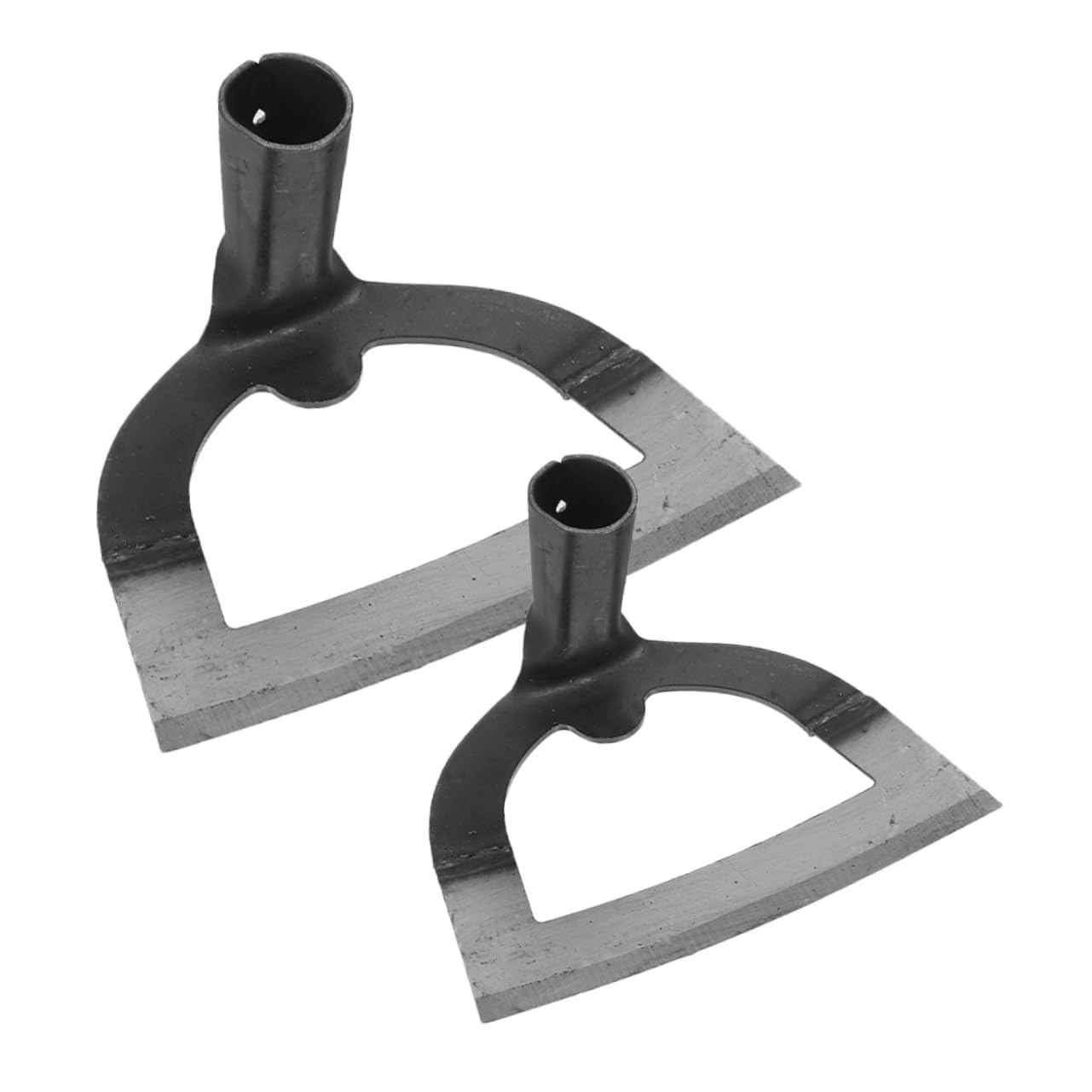 Hemobllo 2piezas Azada Hueca De Acero Inoxidable Azadas Cultivadoras Para Jardín Herramienta De Desmalezamiento Para Aflojar La Tierra y Quitar El Césped Para Jardinería