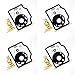 Pack of 4 Carburetor Repair Kits Replacement for CB750 CB750F CB750K CB 750 K1-K6