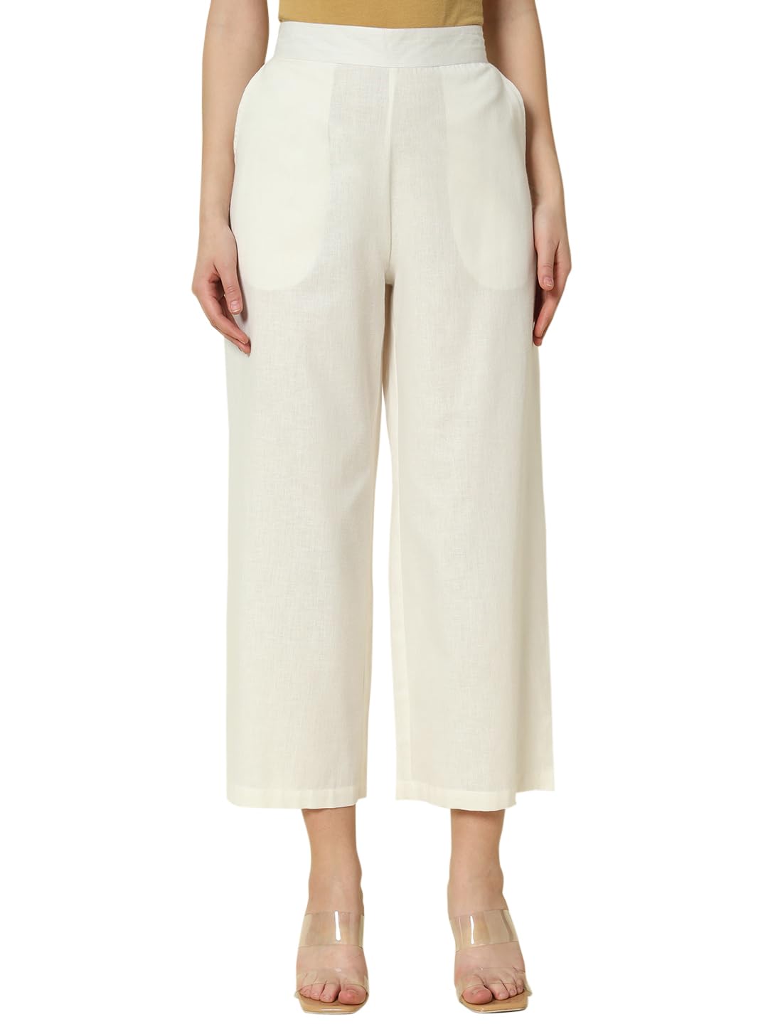 fiorra Women's Cotton Solid Palazzo-picture-10
