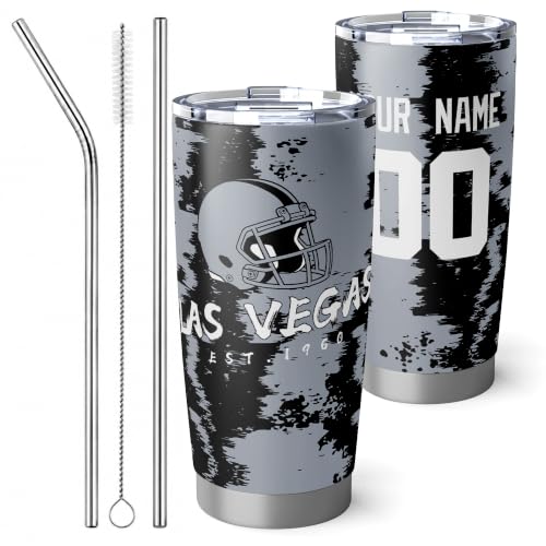 Image of ANTKING Las Vegas Tumbler 20oz Travel Mug Custom Number Name Gifts