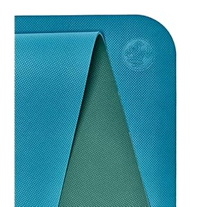 Manduka Begin Yoga Mat – Premium 5mm Thick Yoga Mat with Alignment Stripe. Reversible, Lightweight with Dense Cushioning…