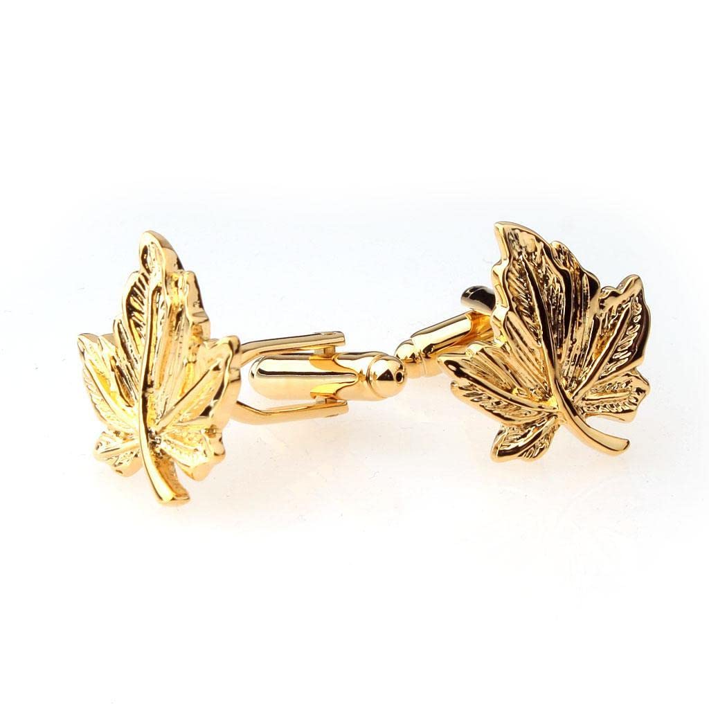 MYADDICTION Fashion Mens Copper Plating Maple Leaf Cufflinks Cuff Links Wedding Party Jewelry & Watches | Mens Jewelry | Cufflinks (B0CHSCKD5W) Amazon Price History, Amazon Price Tracker