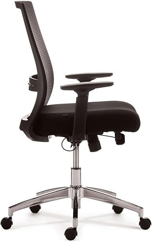 Miniatura 8 de Alera Ashdale - Silla de oficina ergonómica giratoria, silla de trabajo con respaldo de malla, asiento ajustable y altura del brazo, soporta hasta