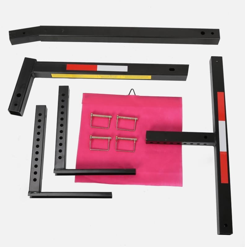 75" Truck Bed Hitch Extender Extension Rack Boat Kayak Canoe Lumber- 750LBS