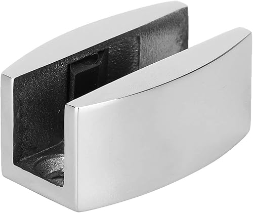 Bisagra de puerta en forma de U Guía de piso de acero inoxidable Guía de rodillo de piso de puerta Tapón oscilante Accesorio de baño para puertas