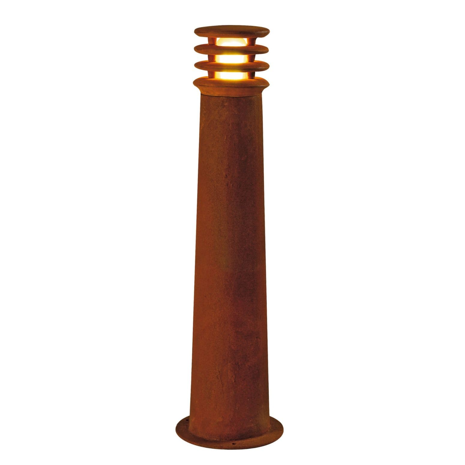 SLV 229021 Rusty 70 Lampe d'extérieur en Fer rouillé E27 ESL Max 11 W IP55 Fer Rouille 77 x 23 cm