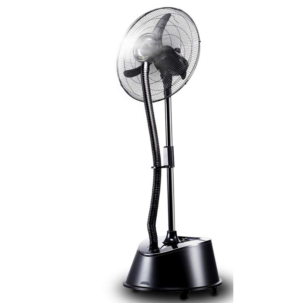 asdchZen Oscillating Pedestal Fan With Misting, Industrial Spray Fan 3 Speeds, 90°Widespread Oscillation Cooling Coverage For Outdoor Patio