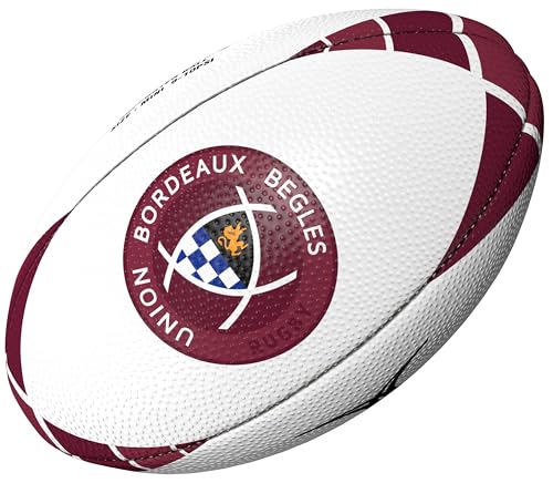 Gilbert Mini Ballon de Rugby UBB Bordeaux - Collection Officielle Union Bordeaux BEGLES