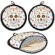 CREATCABIN Tortilla Wärmertasche 30x30cm Isolierte Stofftasche Für Tortilla Keeper Totenkopf Mikrowellengeeignete Stoff Tortilla Halterung Lebensmittelwärmer Halter Für Tacos Naan Pizza Mehl Tortillas