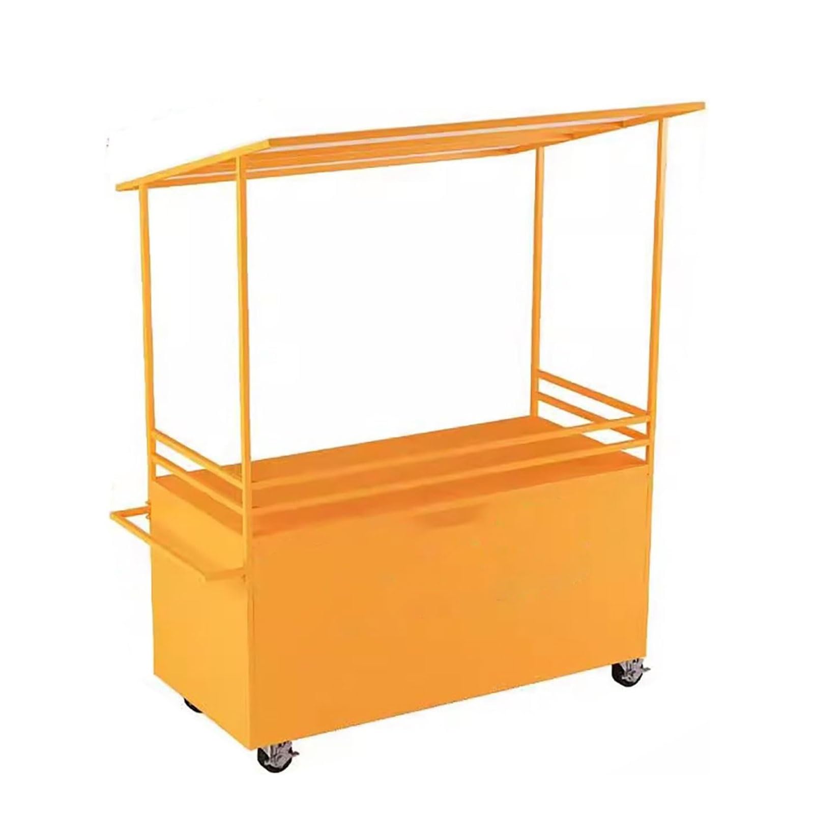 Banco di mostra portatile della stalla del mercato con il baldacchino, carrello mobile del fornitore dell'alimento con le ruote per gli eventi all'aperto, mercati, cibo di strada
