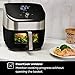 Instant Vortex Plus 6QT Air Fryer with Odor Erase Technology, 6-in-1 Functions that Crisps, Roasts, Broils, Dehydrates, Bakes & Reheats, 100+In-App Recipes, from the Makers of Instant Pot,1700W,Black