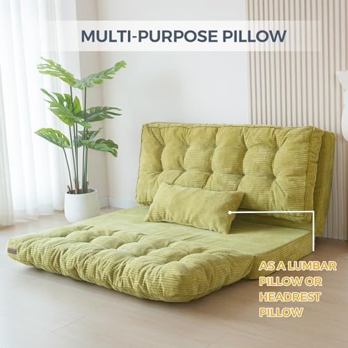 Image of MAXYOYO Folding Sofa Bed, Convertible Chair Couch, Tufted Bean Bag Sofa