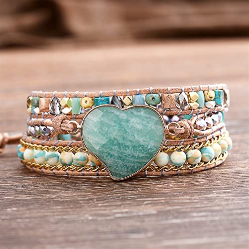 Bracelet coeur amour en cuir à offrir pour exprimer vos sentiments