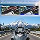 KAOLALI Lenkerendenspiegel Motorrad, Universal Seitenspiegel E-geprüft, 2 Stück Motorrad Spiegel, 360° Drehbarer Lenkerspiegel, Kompatibal für Scooter Roller ATV