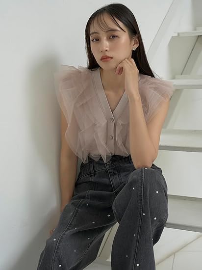 snidel チュールフリルベスト SWNT244073 PBEG 518DkOMJjoL._AC_SY550_.jpg